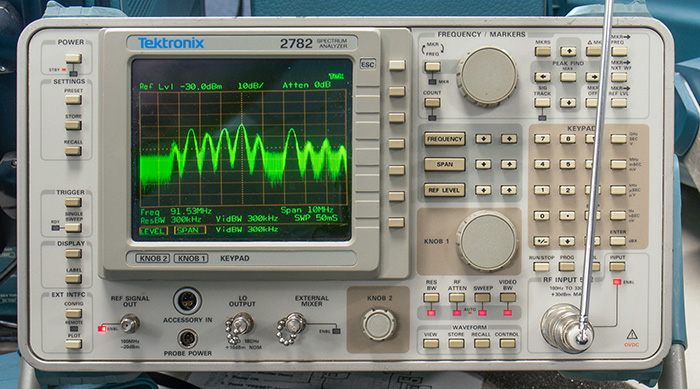 real time audio spectrum analyzer